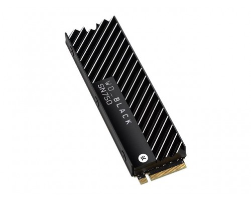 WD Black SSD SN750 Gaming 1TB PCIe Gen3 8Gb&sol;s M&period;2 High-Performance NVMe SSD Bulk with heatsink