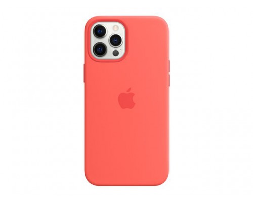 APPLE iPhone 12 Pro Max Silicone Case with MagSafe - Pink Citrus