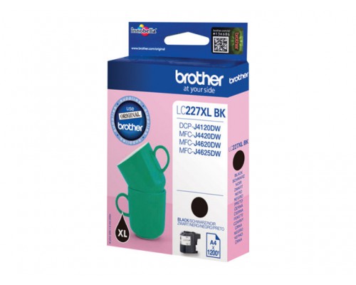 BROTHER LC-227XL ink cartridge black and tri-colour high capacity 1-pack blister without alarm