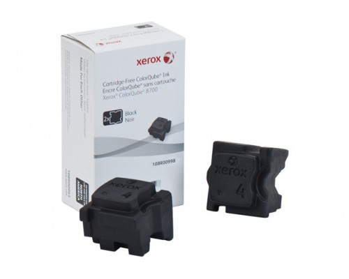 XEROX ColorQube 8700&sol;800 ColorQube zwart standard capacity 4&period;500 pagina s 2 sticks