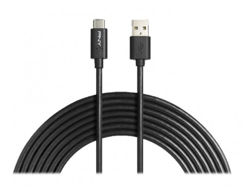 PNY USB-A to USB-C 2.0 3M Black Cable