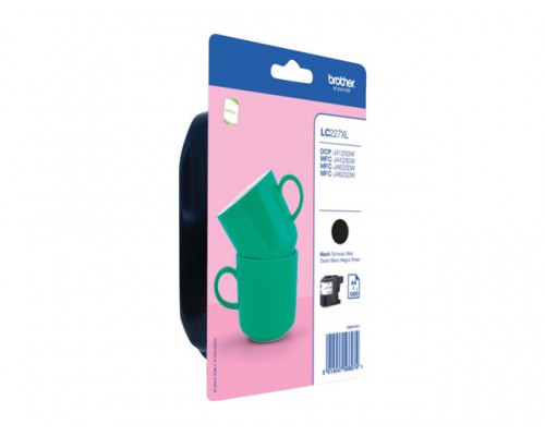 BROTHER LC-227XL ink cartridge black high capacity 1-pack blister without alarm