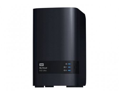 WD My Cloud EX2 Ultra NAS 24TB personal cloud stor. incl WD Red Drives 2-bay Dual Gigabit Ethernet 1.3GHz CPU DNLA RAID1 NAS RTL