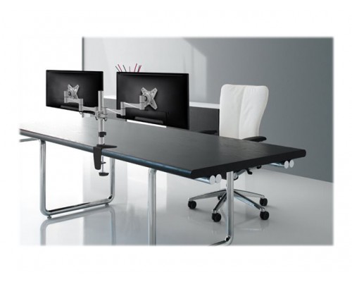 NEOMOUNTS BY NEWSTAR FPMA-D1330DSILVER 10-27inch Flat Screen Desk Mount clamp&sol;grommet