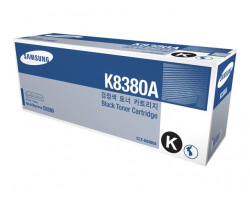 SAMSUNG CLX-K8380A&sol;ELS Black Toner Cartridge