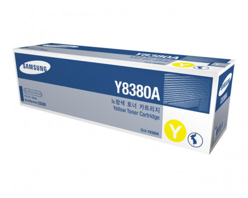 SAMSUNG CLX-Y8380A&sol;ELS Yel Toner Cartridg