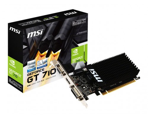 MSI GeForce GT 710 2GB 1x HDMI 1x DL-DVI-D 1x VGA Low Profile