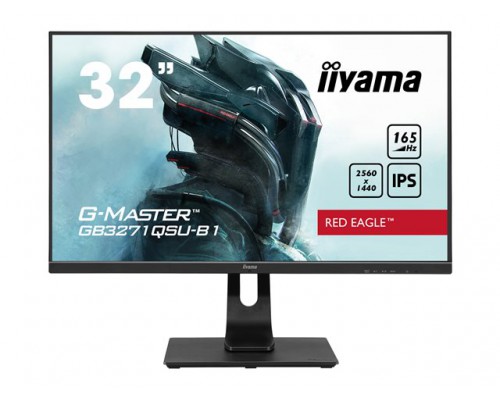IIYAMA G-Master GB3271QSU-B1 31&period;5inch IPS Gaming WQHD 165Hz 400cd&sol;m2 0&period;5ms 1xHDMI 1xDP 2xUSB 3&period;0