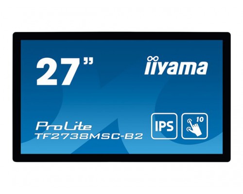 IIYAMA 27inch IPS 1920x1080 10 Points Touch 1000&colon;1 425cd&sol;m2 5ms DVI HDMI DP USB Touch Interface Speakers 2x3W