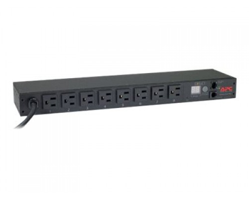 APC Rack PDU Metered 1U 15A 100 120V 8 5-15