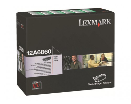 LEXMARK T62X tonercartridge zwart standard capacity 10&period;000 paginas 1-pack return program