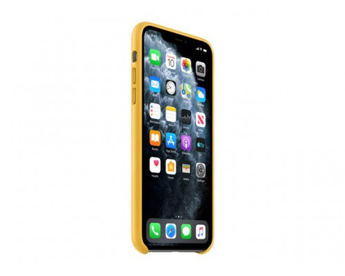 APPLE iPhone 11 Pro Max Leather Case - Meyer Lemon