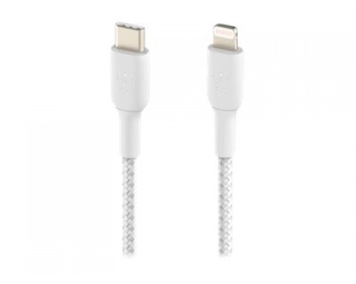 BELKIN Braided C-LTG 1M WHT