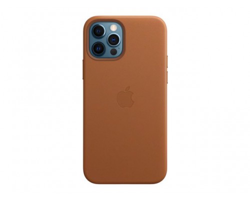 APPLE iPhone 12&sol;12 Pro Leather Case with MagSafe - Saddle Brown