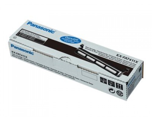 PANASONIC KX-FAT411X toner zwart standard capacity 2&period;000 pagina s 1-pack