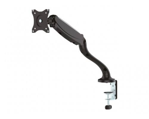 NEOMOUNTS BY NEWSTAR D500BLACK DeskMount 10-30i max 6kg VESA75-100 Grommet&sol;Clamp FullMotion Gasspring Height 8-41 Tilt Swivel Rotate