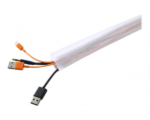 NEOMOUNTS BY NEWSTAR NS-CS200WHITE Cable Sock 200 cm long 8&period;5cm wide