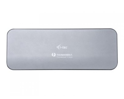 I-TEC Thunderbolt3 Dual 4K Docking Station 2x 4K or 1x 5K 2x TB3 1x HDMI 1x GLAN 5x USB 3&period;0 1x SD Cardreader 1x Audio&sol;Mic 60W PD