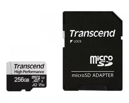 TRANSCEND 256GB microSD w&sol; adapter UHS-I U3 A2