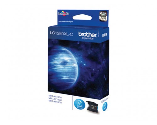 BROTHER LC-1280 inktcartridge cyaan extra high capacity 1&period;200 pagina s 1-pack