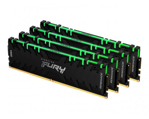 KINGSTON 64GB&nbsp;3600MHz DDR4 CL16&nbsp;DIMM Kit of&nbsp;4&nbsp;1Gx8 FURY&nbsp;Renegade&nbsp;RGB