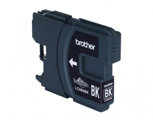 BROTHER LC-980 inktcartridge zwart standard capacity 6ml 300 paginas 1-pack