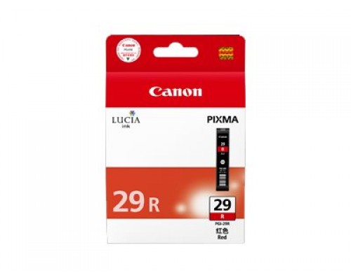 CANON PGI-29 R inktcartridge rood standard capacity 2&period;370 pictures 1-pack