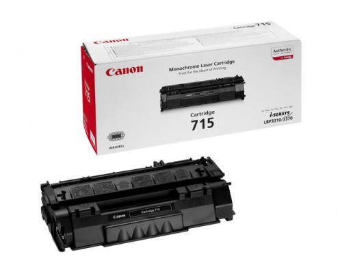 CANON CRG 715 tonercartridge zwart standard capacity 1-pack