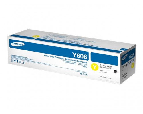 SAMSUNG CLT-Y6062S&sol;ELS Yellow Toner Cartridge