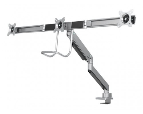NEOMOUNTS BY NEWSTAR Flat Screen Desk mount 10-27inch desk clamp&sol;grommet&sol;silver