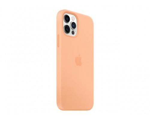 APPLE iPhone 12&sol;12 Pro Silicone Case with MagSafe - Cantaloupe