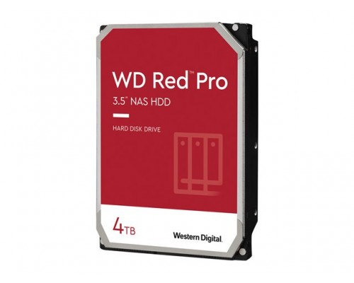 WD Red Pro 4TB SATA 6Gb&sol;s 128MB Cache Internal 3&period;5inch 24x7 7200rpm optimized for SOHO NAS systems 1-24 Bay HDD Bulk