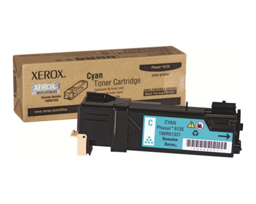 XEROX Phaser 6125 tonercartridge cyaan standard capacity 1&period;000 pagina s 1-pack