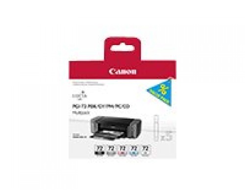 CANON PGI-72 PBK&sol;GY&sol;PM&sol;PC&sol;CO inktcartridge zwart en kleur standard capacity combopack