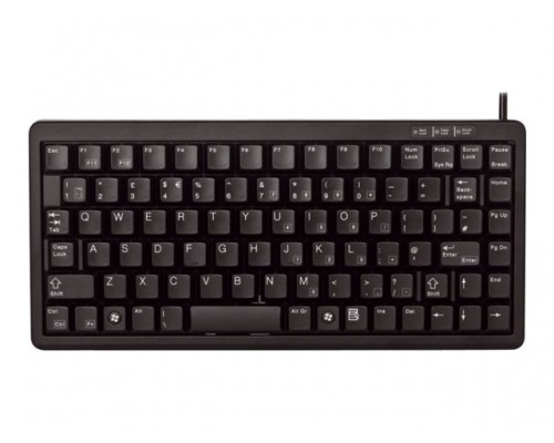 CHERRY Mechanical keyboard low profile compact 86 keys USB &plus; PS&sol;2 black