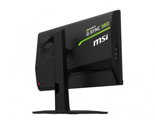 MSI Oculux NXG253R 24&period;5inch Monitor Rapid IPS LED FHD 16&colon;9 1000&colon;1 360Hz 400cd&sol;m2 1ms DP HDMI