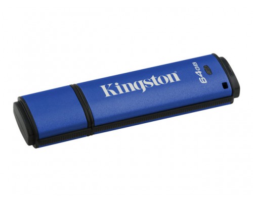 KINGSTON 64GB DTVP30 256bit AES Encrypted USB3&period;0