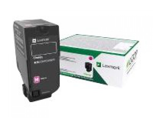 LEXMARK 15K Return Program Magenta Toner Cartridge CS&sol;CX827