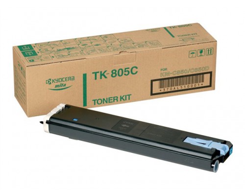 KYOCERA TK-805C tonercartridge cyaan standard capacity 10&period;000 paginas 1-pack