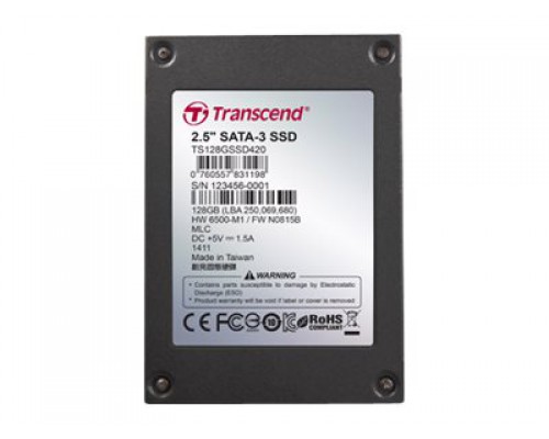 TRANSCEND SSD 64GB 2&comma;5inch SATA3 Micron 16NM Iron Case MLC -40c to 70c
