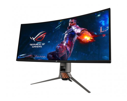 ASUS ROG SWIFT Curved PG349Q 34inch UWQHD 3440x1440 Gaming monitor IPS up to 120Hz DP HDMI USB3&period;0 G-SYNC AuraSync