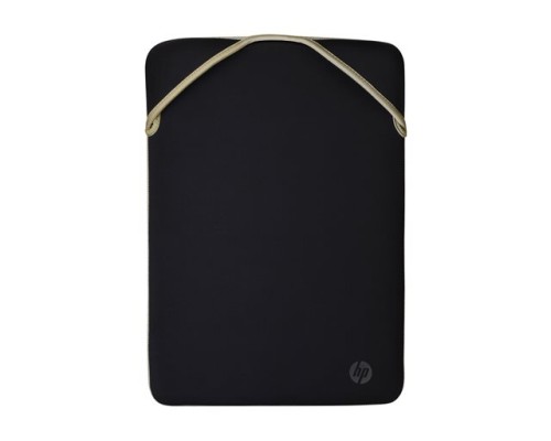 HP Protective Reversible 14inch Black&sol;Gold Laptop Sleeve