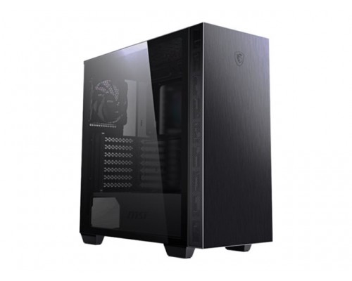 MSI MPG SEKIRA 100P Mid tower 2xUSB 3&period;0 1xType C 4x120mm Black Fan Tempered Glass Window