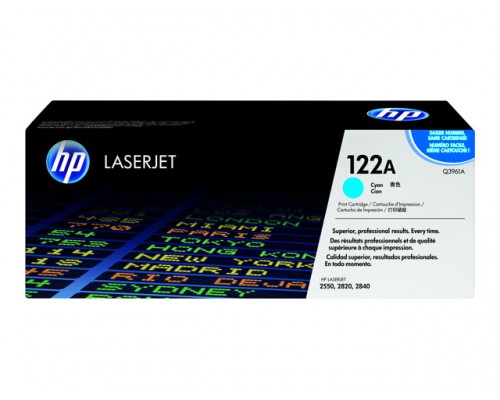 HP 122A Colour LaserJet originele toner cartridge cyaan standard capacity 4&period;000 pagina s 1-pack