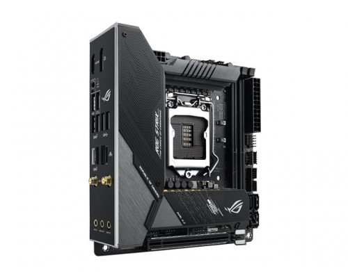 ASUS ROG STRIX Z490-I GAMING LGA1200 mini ITX MB Intel 10th Gen Processors 2x DIMM Max. 64GB DDR4 4800Hz 4x SATA 6Gb/s