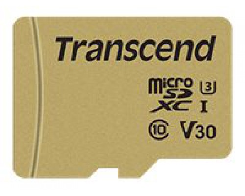 TRANSCEND 64GB UHS-I U1 microSD with adapter SD