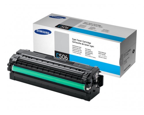SAMSUNG CLT-C506L&sol;ELS High Yield Cyan Toner Cartridge