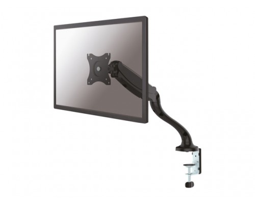 NEOMOUNTS BY NEWSTAR D500BLACK DeskMount 10-30i max 6kg VESA75-100 Grommet&sol;Clamp FullMotion Gasspring Height 8-41 Tilt Swivel Rotate