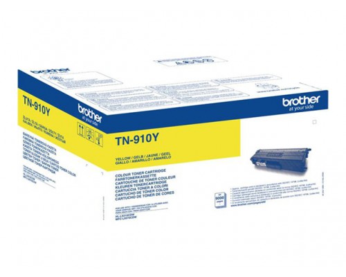BROTHER TN910Y Toner Cartridge Geel Ultra Hoge Capaciteit 9&period;000 pagina s voor Brother HL-L9310CDW&lpar;T&rpar;