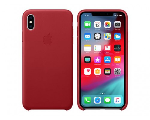 APPLE iPhone XS Max Leather Case PRODUCT Red